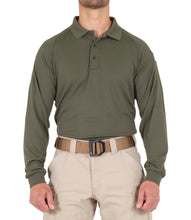 Load image into Gallery viewer, First Tactical Performance Long Sleeve Polo - TALL - Polo - Academy, CRT, Embroidered, First Tactical, First Tactical Polo, IST, ISU, K-9, Long Sleeve, Negotiator, Parole, Polo, Range, Tall - Peace Officer Clothing - peaceofficerclothing.com