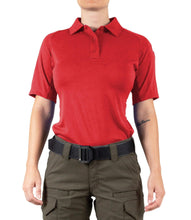 Load image into Gallery viewer, First Tactical Performance Short Sleeve Polo - Women's - Polo - Academy, CRT, Embroidered, First Tactical, First Tactical Polo, IST, ISU, K-9, Negotiator, Parole, Polo, Range, Women - Peace Officer Clothing - peaceofficerclothing.com
