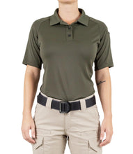 Load image into Gallery viewer, First Tactical Performance Short Sleeve Polo - Women's - Polo - Academy, CRT, Embroidered, First Tactical, First Tactical Polo, IST, ISU, K-9, Negotiator, Parole, Polo, Range, Women - Peace Officer Clothing - peaceofficerclothing.com