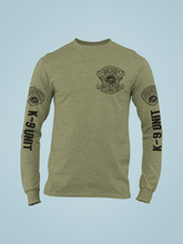 Load image into Gallery viewer, ISU K-9 Unit Long Sleeve - Long Sleeve - ISU, K-9, Long Sleeve, Screen Printed - Peace Officer Clothing - peaceofficerclothing.com
