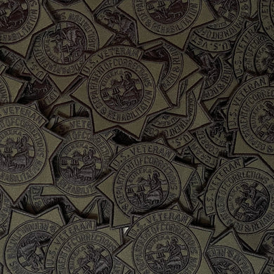 CDCR Subdued U.S. Veterans Star Patch - Patch - ISU, Patch - Peace Officer Clothing - peaceofficerclothing.com