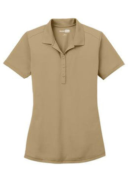 CornerStone Select Lightweight Snag-Proof Polo - Women's front, Color Tan