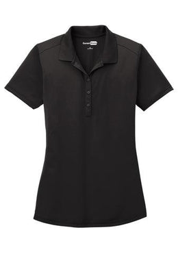 CornerStone Select Lightweight Snag-Proof Polo - Women's front, Color Black