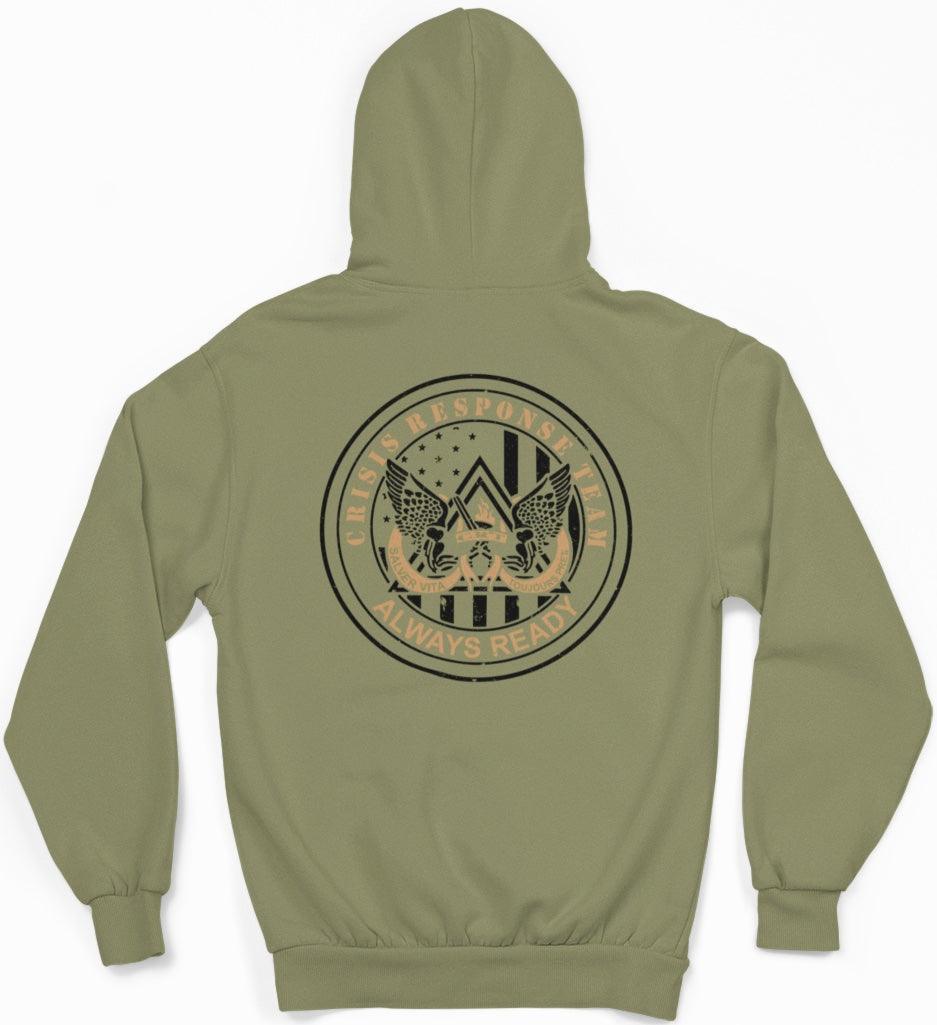 CRT Coin Hoodie - Hoodies - CRT, Hoodie, Negotiator, Operator, Screen Printed - Peace Officer Clothing - peaceofficerclothing.com