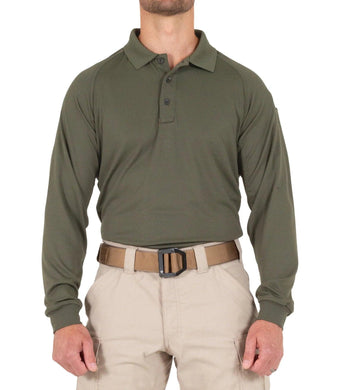 First Tactical Performance Long Sleeve Polo - TALL - Polo - Academy, CRT, Embroidered, First Tactical, First Tactical Polo, IST, ISU, K-9, Long Sleeve, Negotiator, Parole, Polo, Range, Tall - Peace Officer Clothing - peaceofficerclothing.com
