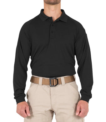 First Tactical Performance Long Sleeve Polo - TALL - Polo - Academy, CRT, Embroidered, First Tactical, First Tactical Polo, IST, ISU, K-9, Long Sleeve, Negotiator, Parole, Polo, Range, Tall - Peace Officer Clothing - peaceofficerclothing.com