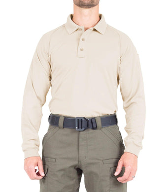 First Tactical Performance Long Sleeve Polo - TALL - Polo - Academy, CRT, Embroidered, First Tactical, First Tactical Polo, IST, ISU, K-9, Long Sleeve, Negotiator, Parole, Polo, Range, Tall - Peace Officer Clothing - peaceofficerclothing.com