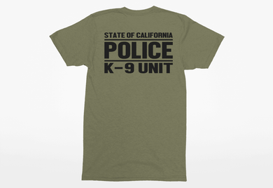 ISU K-9 Unit T Shirt - Shirts - ISU, K-9, Screen Printed, T Shirt - Peace Officer Clothing - peaceofficerclothing.com