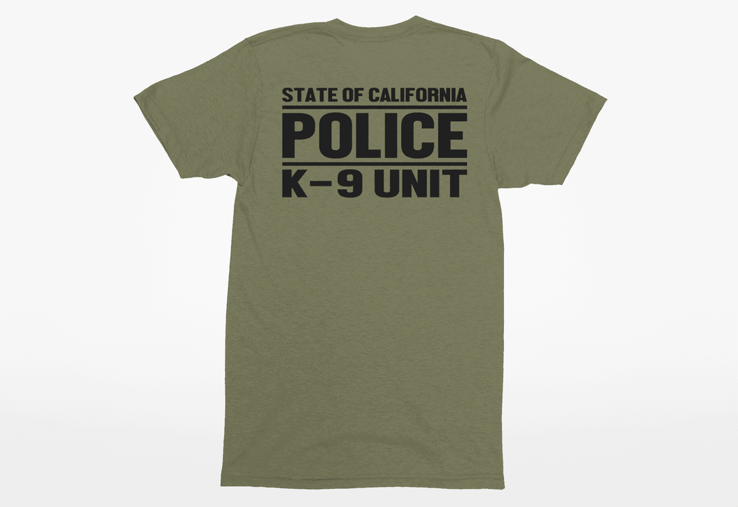 ISU K-9 Unit T Shirt - Shirts - ISU, K-9, Screen Printed, T Shirt - Peace Officer Clothing - peaceofficerclothing.com