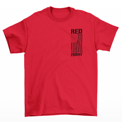Red Friday T Shirt - Shirts - Off Duty, Screen Printed, T Shirt - Peace Officer Clothing - peaceofficerclothing.com