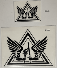Load image into Gallery viewer, CRT Vinyl Stickers - Electronics Stickers &amp; Decals - CRT, Stickers - Peace Officer Clothing - peaceofficerclothing.com
