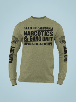 ISU Gang Unit Long Sleeve - Long Sleeve - ISU, Long Sleeve, Screen Printed - Peace Officer Clothing - peaceofficerclothing.com