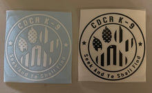 Load image into Gallery viewer, K-9 Vinyl Sticker - - ISU, K-9, Stickers - Peace Officer Clothing - peaceofficerclothing.com
