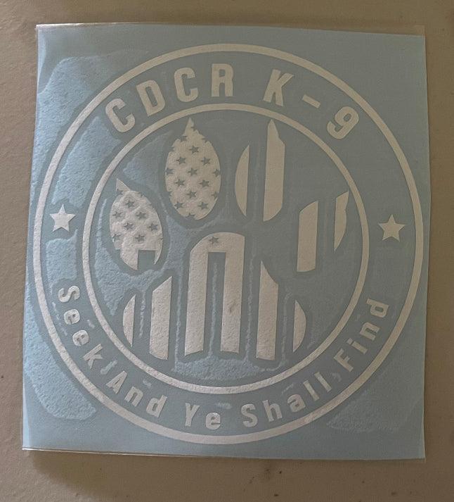 K-9 Vinyl Sticker - - ISU, K-9, Stickers - Peace Officer Clothing - peaceofficerclothing.com